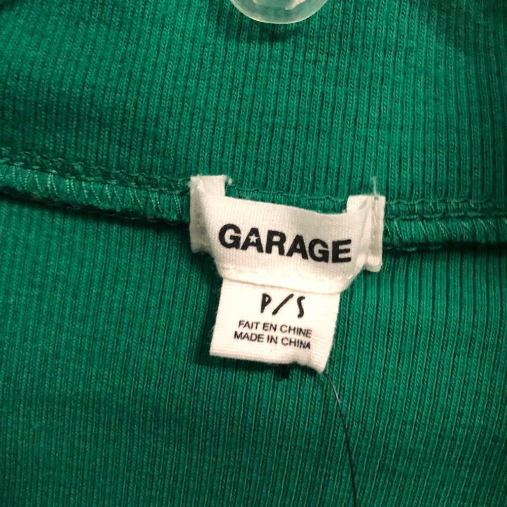 🚫sold on mercari Garage green sweatshirt - Picture 2 of 3
